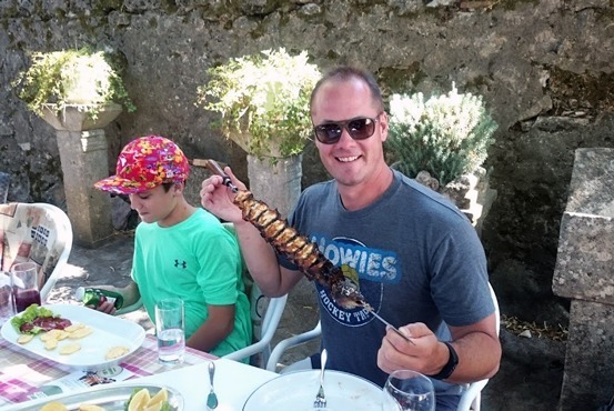 Enjoying local delicacies such as grilled eels are an indispensable part of our Herzegovina Wine and Food Tour